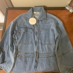 Elenza Blue Genie Jean Denim Jumpsuit